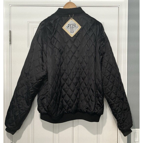 Vintage 90s Triumph Varsity Motorcycle Jacket Men’s Size XL - Picture 8 of 11